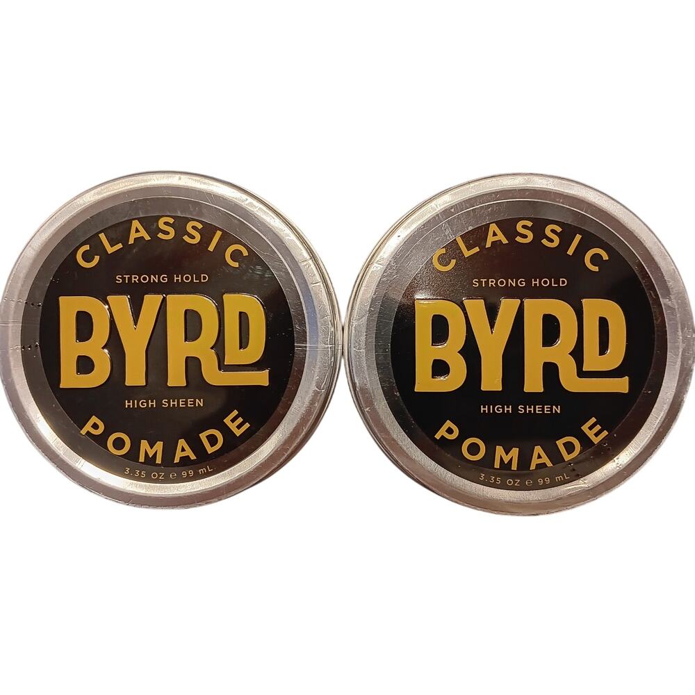 BYRD Hairdo Classic Pomade Strong Hold High Sheen (qty 2) NEW 3.35 oz. In each